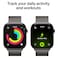 Apple Watch Series 11 46 mm Smartwatch, GPS + Cellular, Slate Titanium Case with Slate Milanese Loop, Medium/Large