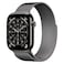 Apple Watch Series 11 46 mm Smartwatch, GPS + Cellular, Slate Titanium Case with Slate Milanese Loop, Medium/Large