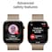 Apple Watch Series 11 46 mm Smartwatch, GPS + Cellular, Gold Titanium Case with Gold Milanese Loop, Small/Medium