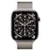 Apple Watch Series 11 42 mm Smartwatch, GPS + Cellular, Natural Titanium Case with Natural Milanese Loop