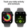 Apple Watch Series 11 42 mm Smartwatch, GPS + Cellular, Natural Titanium Case with Stone Gray Sport Band, Small/Medium