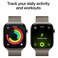 Apple Watch Series 11 46 mm Smartwatch, GPS + Cellular, Natural Titanium Case with Natural Milanese Loop, Medium/Large