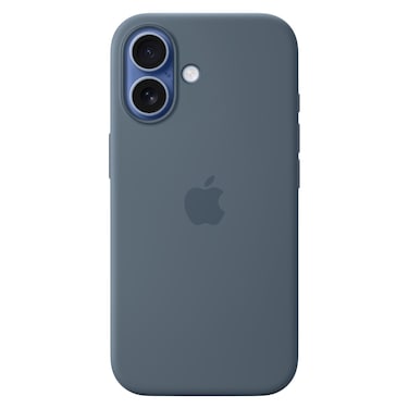 Apple Silicone Case with MagSafe for iPhone 17, Anchor Blue