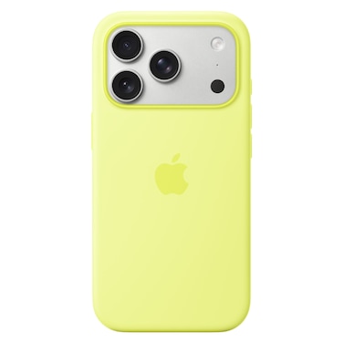 Apple Silicone Case with MagSafe for iPhone 17 Pro, Neon Yellow