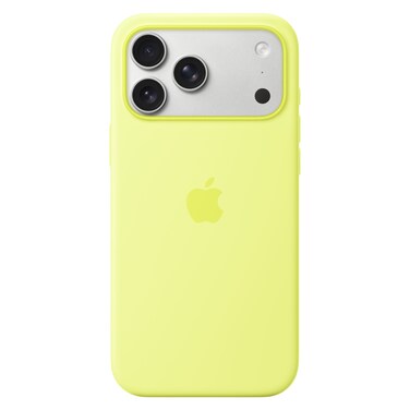 Apple Silicone Case with MagSafe for iPhone 17 Pro Max, Neon Yellow
