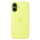 Apple Silicone Case with MagSafe for iPhone 17, Neon Yellow