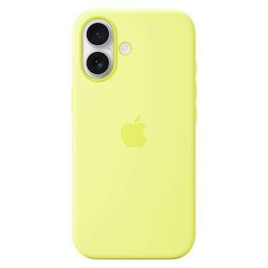 Apple Silicone Case with MagSafe for iPhone 17, Neon Yellow