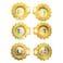 Led Light Lamp Diya, Golden, 6 PCS
