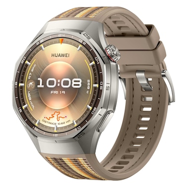 Huawei Watch GT6 Pro 46 mm Smartwatch with Atum Strap, Bluetooth, GPS, Brown