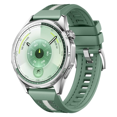 Huawei Watch GT6 46 mm Smartwatch with Atum Strap, Bluetooth, GPS, Green