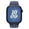 Apple Nike Sport Band for 46 mm Smartwatch, Blue Ribbon, Small/Medium