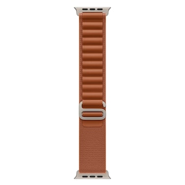 Apple Alpine Loop with Natural Titanium Finish for 49 mm Smartwatch, Terracotta, Large