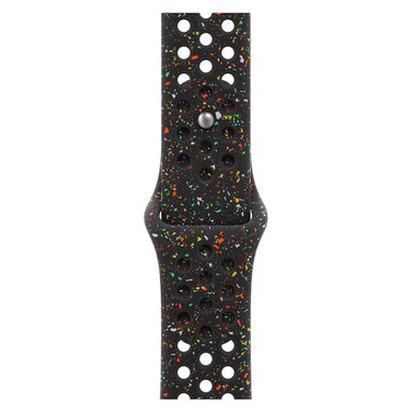 Apple Nike Sport Band for 42 mm Smartwatch, Midnight Black, Small/Medium