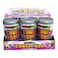 Zed Candy Screamers Chug and Blow Blue Razz, Pink Lemonade, Cola Sour Gum Powder, 55g Pack of 12