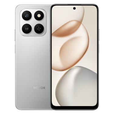 Honor X7d Smartphone, 128 GB, Meteor Silver, Dual SIM, 6 GB RAM, 5G