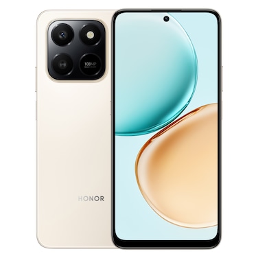 Honor X7d Smartphone, 256 GB, Desert Gold, Dual SIM, 8 GB RAM, 4G
