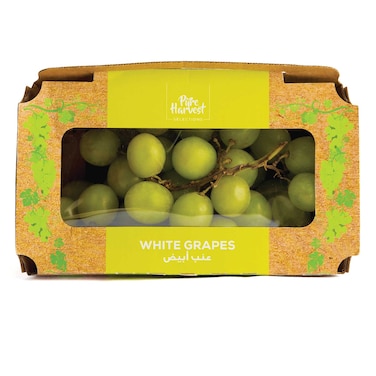 Pure Harvest White Grapes Seedless 500g