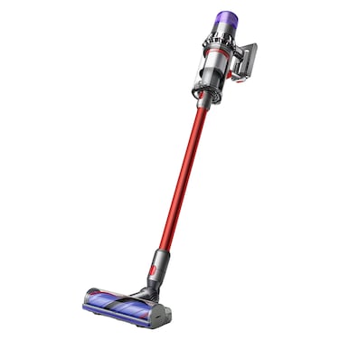 Dyson V11 Extra Upright Vacuum Cleaner, 0.76 L, Nickel/Red, LCD Screen