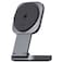 AUKEY MagFusion L Qi2 Foldable 2-in-1 Magnetic Wireless Charging Station, 15W, Grey