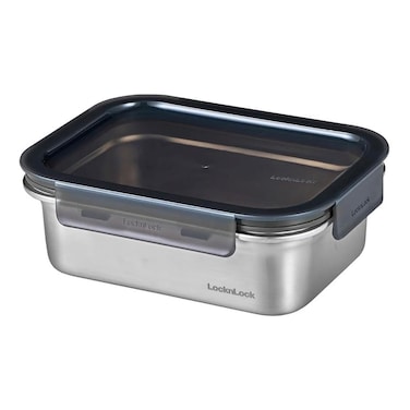 Lock &amp; Lock Stainless Steel Food Container, 1.2L