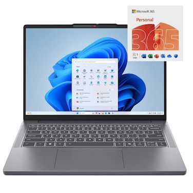 Lenovo Yoga 7 2-in-1 14ILL10 Laptop, Intel Core Ultra 7 256V, 16GB RAM, 512GB SSD, 14-Inch WUXGA OLED, Intel Arc Graphics Card, Windows 11 Home, Luna Grey, 83JQ00B0AX