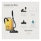 Miele Guard L1 Flex Bagged Cylinder Vacuum Cleaner, 3.5 L, 890 W, Sunset Yellow, 6.6 kg
