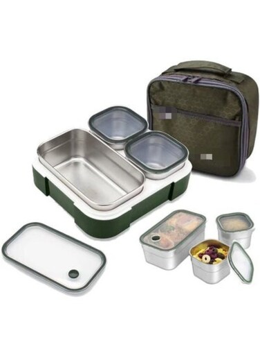 Insulated Bento Lunch Box with Bag,Stainless Steel Lunch Box for Kid School,Office Lunch Containers