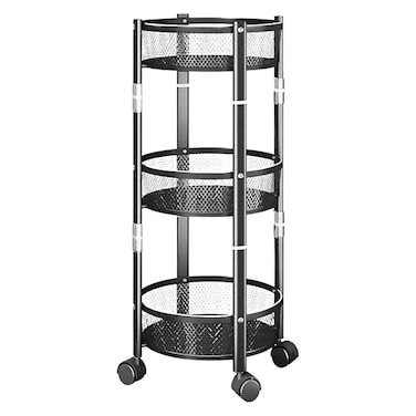 فيلينجز  عربة ذات 3 طبقات من الفولاد ، 37x88 سم