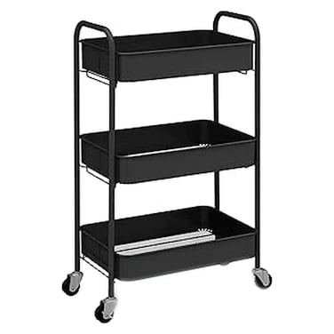 Feelings Steel 3 Tier Rectanglar Trolley, 77cm