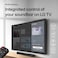 شريط صوت LG S20A بقناتين 2.0 مع Dolby Audio، يدعم الاتصال عبر البلوتوث و HDMI.