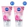 Nivea Rose Care Micellar Rose Water Face Wash, 150ml Pack of 2