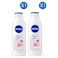 Nivea Natural Glow UV Filter Body Lotion for Normal to Dry Skin, 250ml Pack of 2