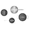 BergHOFF Culina 7-Piece Stainless Steel Cookware Set with Lids, Silver and Black