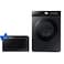 Samsung, 11.5KG Front Load Washer, Black, WW11BB944DGBGU + Samsung Microwave, MG32DG4524AGSG