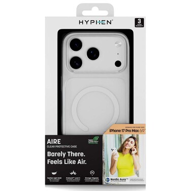 Hyphen Rift Impact Frame Case For Iphone 17 Pro Max, 6.9 Inch, Clear