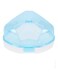 Khazna Hamster Sand Bathroom Plastic Sand Bath Container with Scoop Hamster Bathroom Sauna Toilet Bathtub for Mouse Hamster Chinchilla Rat Gerbil Blue