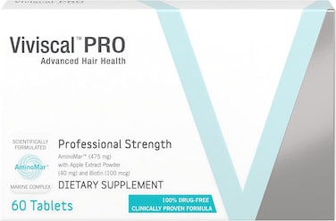 Viviscal Pro Advanced Hair Health Professional Strength Scientifically Formulated With Marine Collagen &amp; Apple Extract, Vitamins &amp; Amino Acid Promotes Nourishing Thinning Hair &amp; Hair Growth, 60 Count
