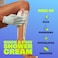 كريم نير سينسيتيف لإزالة الشعر أثناء الاستحمام، غني بزيت جوز الهند الطبيعي وفيتامين هـ، كريم لإزالة شعر الجسم للنساء، 12 أونصة