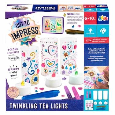 Addo Out To Impress Twinkling Tea Lights Craft Set