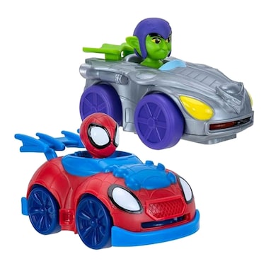 Spidey N Friends Spidey Vs Green Goblin Small Disc Launcher Vehicles, 2 PCS