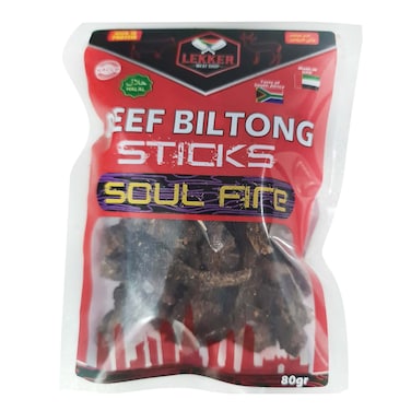 Lekker Biltong Soul Fire 80g