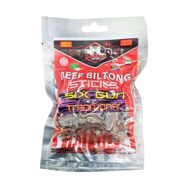 Lekker Biltong Six Gun 80g
