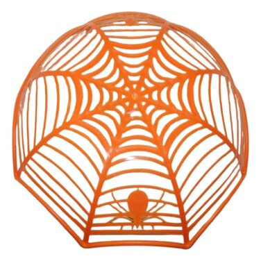 سلة فواكه على شكل شبكة عنكبوت