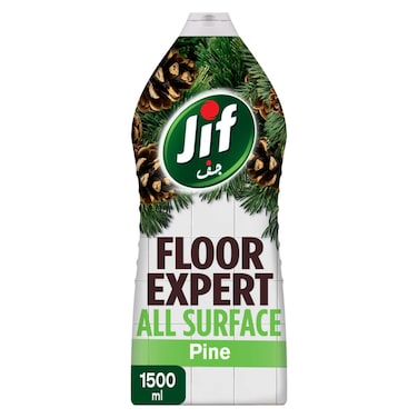 Jif Floor Expert Liquid Cleaner, All Surface, Pine, 1.5L