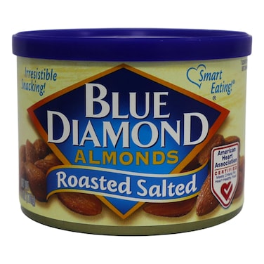 Blue Diamond Roasted Salted Almonds, 170g