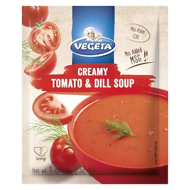 بودرافكا فيجيتا حساء الطماطم الكريمي والشبت، 52 غرام