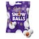 Cadbury Mini Snow Balls Chocolate Bag, 74g