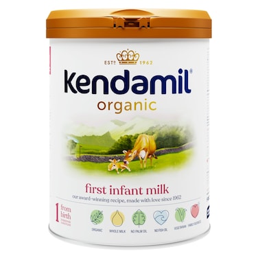 Kendamil Organic First Infant Milk Powder, Stage 1, from Birth, 800g