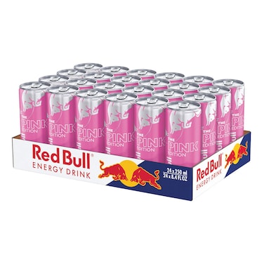Red Bull The Pink Edition Forest Fruits Flavour Energy Drink Can, 250ml Pack of 24