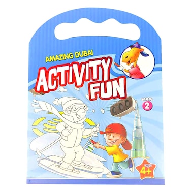 أي جاي أمايزينغ دبي كتاب أنشطة ممتع للأطفال 2 ، 4 سنوات فما فوق